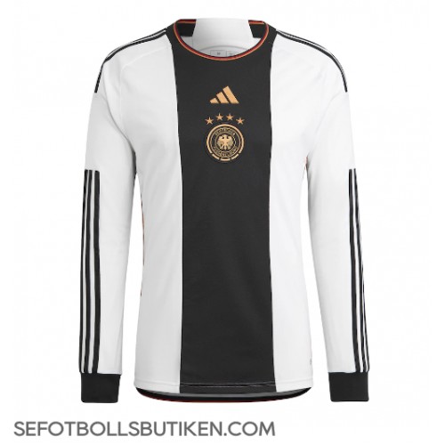Tyskland Replika Hemma matchkläder VM 2022 Långa ärmar